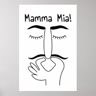 Poster arte engraçada para parede de banheiro