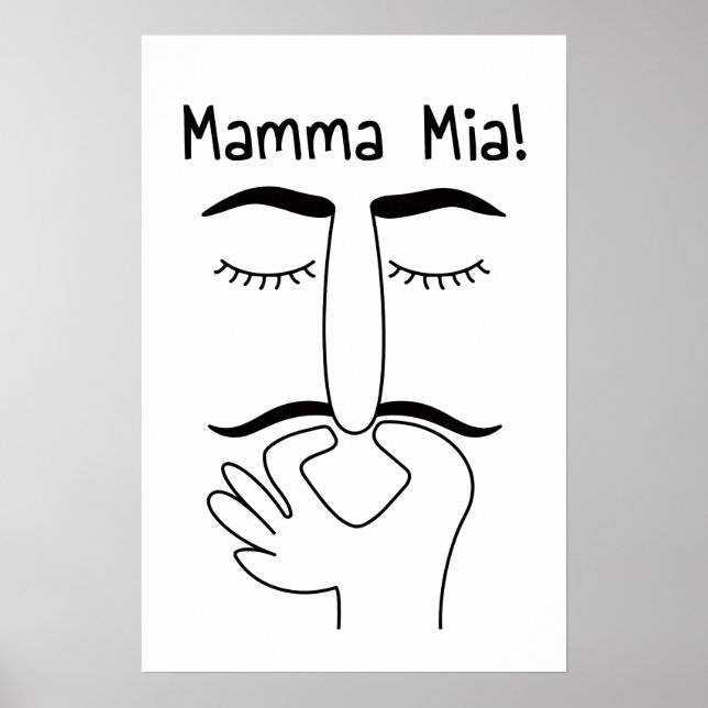 Poster arte engraçada para parede de banheiro (Frente)