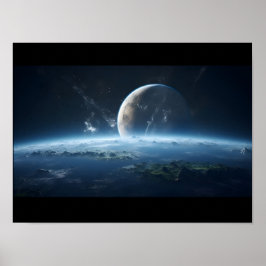 Poster Arte espacial 1