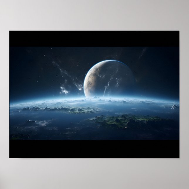 Poster Arte espacial 1 (Frente)