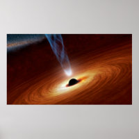 Arte Espacial do Buraco Negro