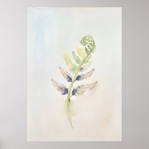 Poster Arte Espiritual para Parede Novos Começos Broto Ve