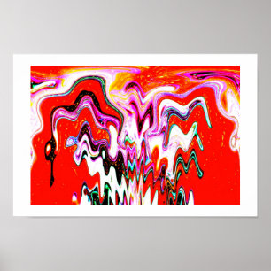 Póster Arte espirituosa vulcânica