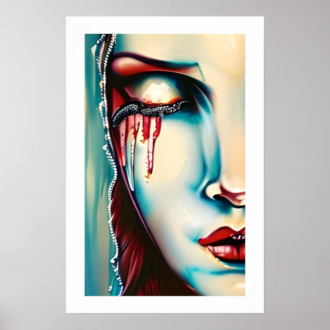 Poster Arte Etéreo Brilhante Mulher (Frente)