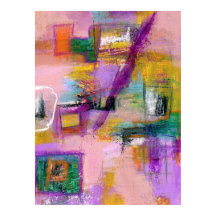 Arte expressionista abstrata pintura intuitiva