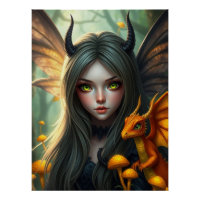 Arte Fada De Dragão Brilhante