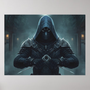 Poster Arte Fantasia: “O Sussurrador das Sombras Arcanas”