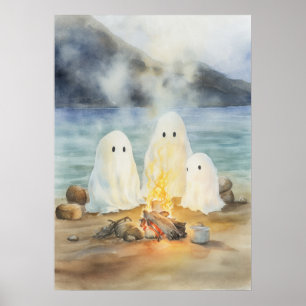 Poster Arte Fantasma por Campfire na Praia