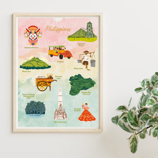 Poster Arte favorita das Filipinas