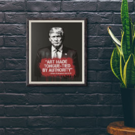 Póster Arte Feita Com O Grafite De Citação De Shakespeare