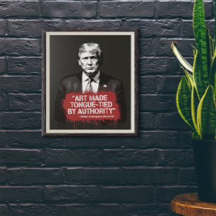 Póster Arte Feita Com O Grafite De Citação De Shakespeare