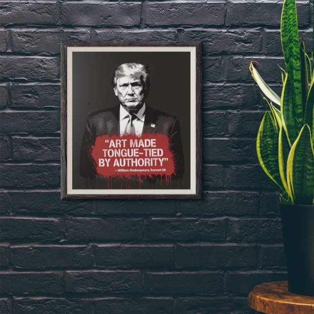 Póster Arte Feita Com O Grafite De Citação De Shakespeare (Criador carregado)