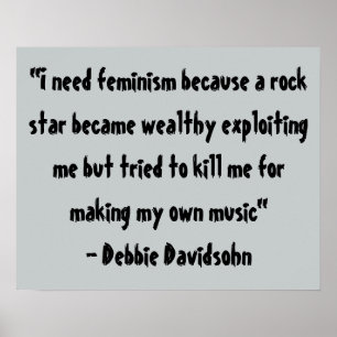 Póster Arte Feminista - Citações da Madeira - Presentes