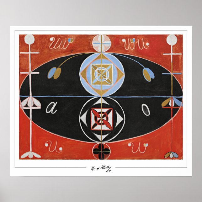 Poster Arte fina de Hilma af Klint #11 (Frente)