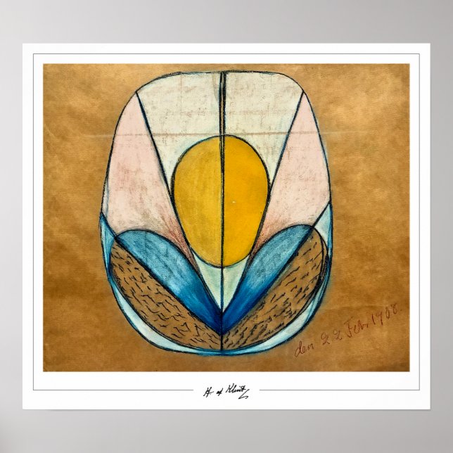 Poster Arte Fina de Hilma af Klint #6 (Frente)