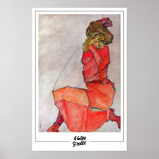 Poster Arte Fina Egon Schiele #412 (Frente)