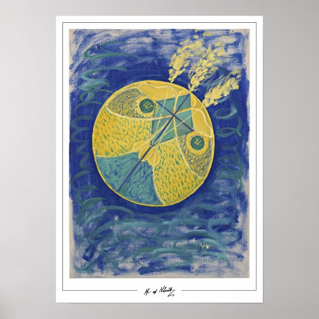 Poster Arte Fina Hilma af Klint #2 (Frente)