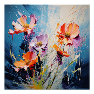 Póster Arte Floral