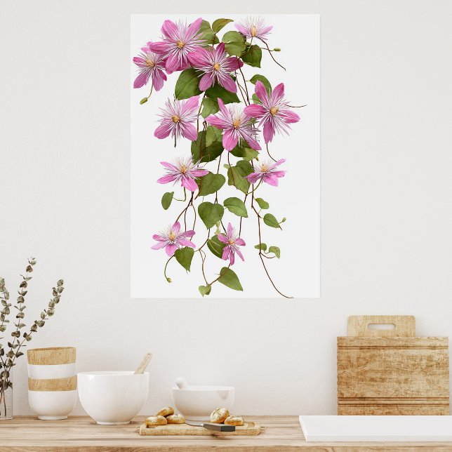 POSTER ARTE FLORAL #17 (Cozinha)