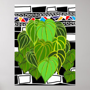 Poster Arte Floral Tropical Ousada
