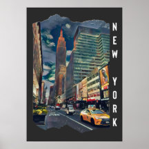 Arte Fotográfica Estética da Cidade de Nova York