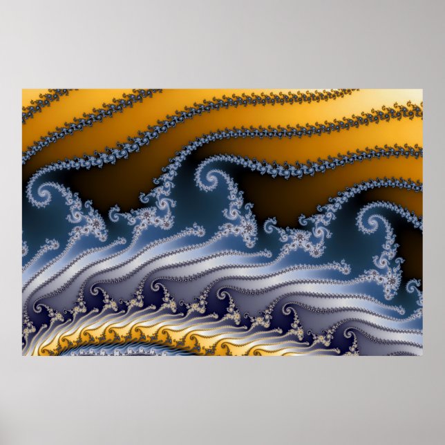 Poster Arte Fractal do Windswept (Frente)