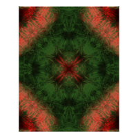 Arte Fractal Kaleidoscópio de Energia Florestal