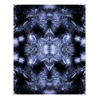 Arte Fractal Mandala Relâmpago Elétrico