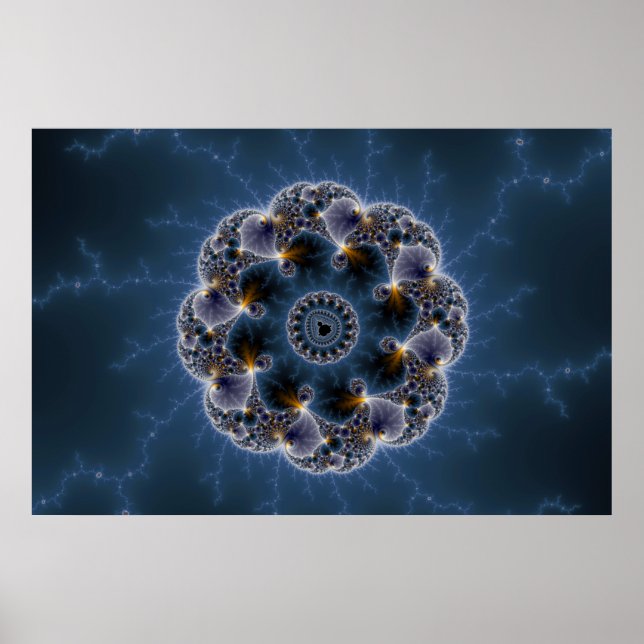 Póster Arte Fractal Pebsled (Frente)