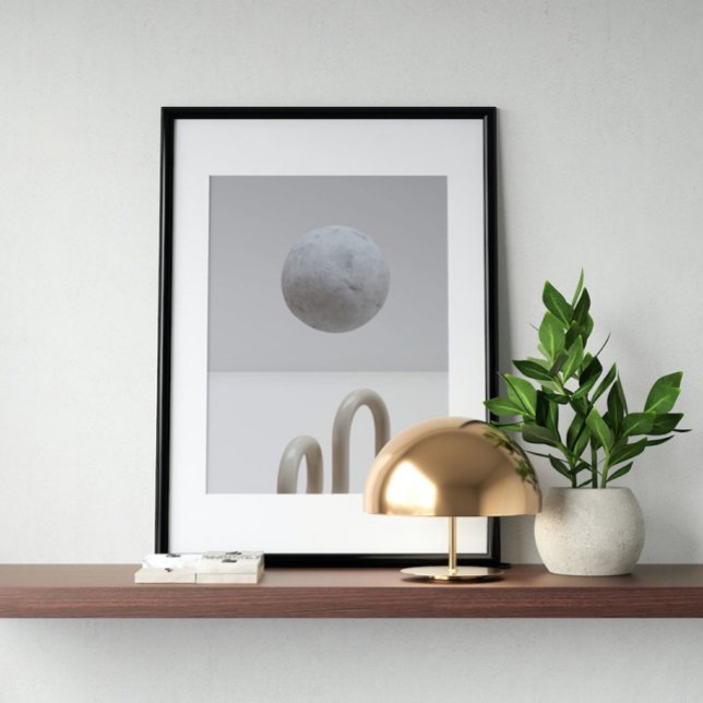 Poster Arte Futurística Moderna dos anos 80 Holográfica (Criador carregado)