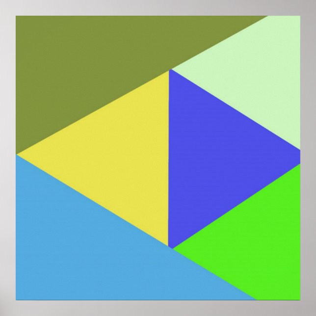 Poster arte geométrica (Frente)