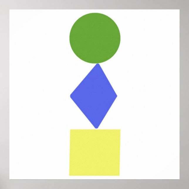 Poster arte geométrica (Frente)