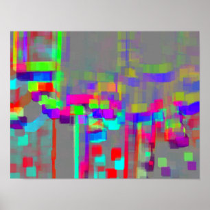 Póster Arte Geométrica "Carrousel"
