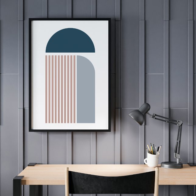 Poster Arte Geométrica Contemporânea Abstrata Moderna (Criador carregado)