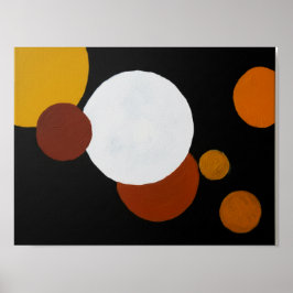 Poster Arte Geométrica Minimalista de Meados do Século