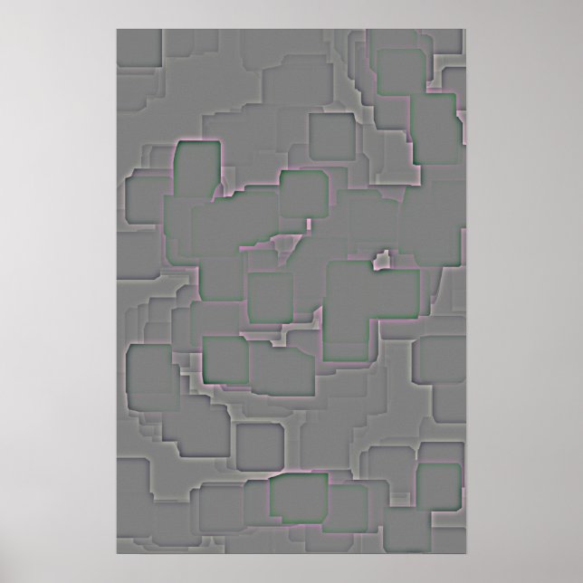 Poster Arte Geométrica "Twilignt" (Frente)