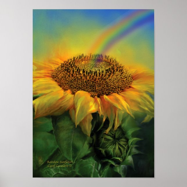Póster Arte Girassol Poster/Impressão (Frente)