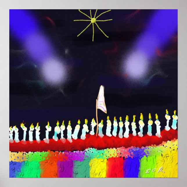 Poster Arte Impressionista - No Palco (Frente)