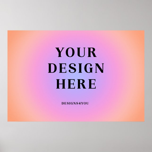 Poster Arte Impresso Horizontal 36 x 24 (Frente)