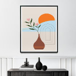 Poster Arte Imprimível Moderna do Século médio<br><div class="desc">Adicione um toque de design escandinavo moderno a sua casa com este impressão abstrato paisagístico espantoso. Apresentando um galho estilizado de árvore, o sol, um arco-íris e uma nuvem, esta imagem captura a beleza da natureza de forma única e contemporânea. As cores mudas e a design minimalista fazem deste impressão...</div>