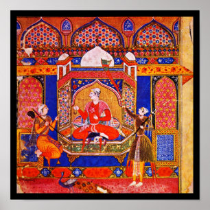 Póster Arte-Indischer Poster-Clássica Maler 7