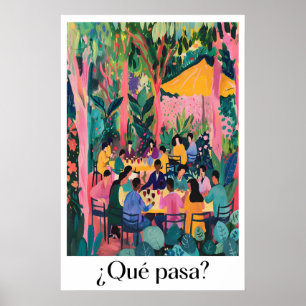 Poster Arte Inspirada em Matisse Impressa Café Resto Enco