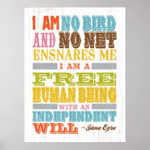 Poster Arte inspirada - Jane Eire