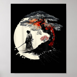 Poster Arte Japonesa Aikido Árvore Da Paz Da Guerra