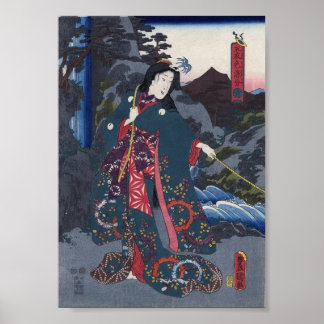 Poster Arte Japonesa Antiga da Vintage