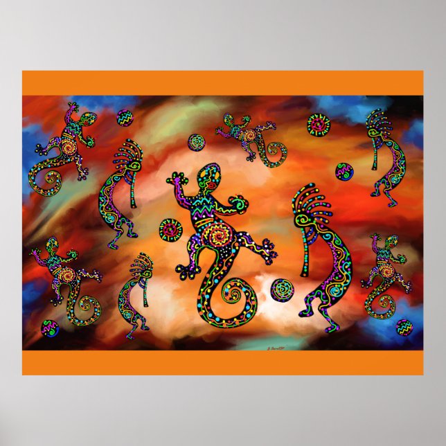 Poster Arte Kokopelli (Frente)