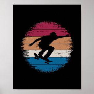 Poster Arte Legal de Skate para Homens e Mulheres Skate