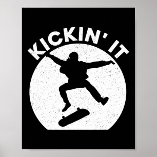 Poster Arte Legal de Skate para Homens Mulheres Skatista