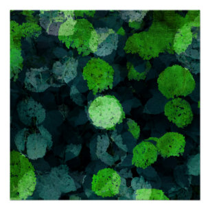 Póster Arte legal e única do padrão floral/floral