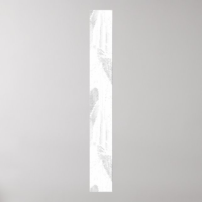 Poster Arte linear, Concha, Sinal de pedestal de harpa (Frente)